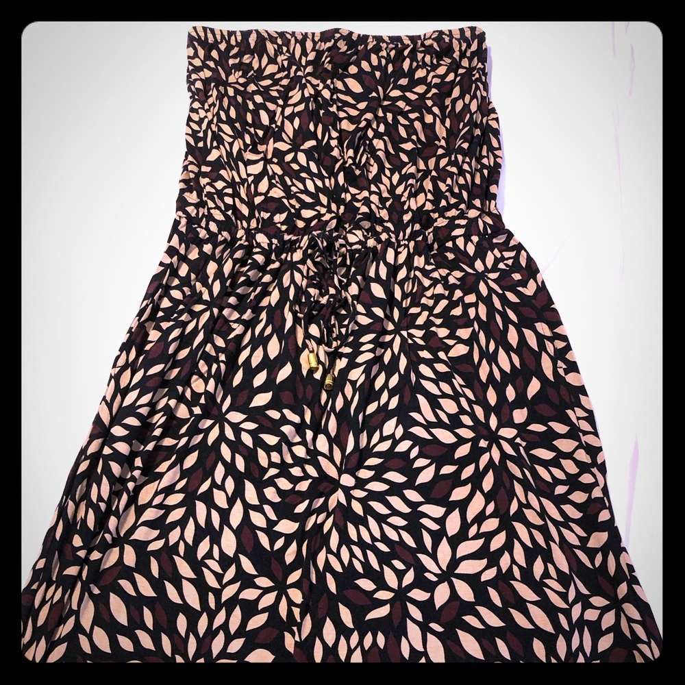 Women’s Strapless Maxi Dress (size large)